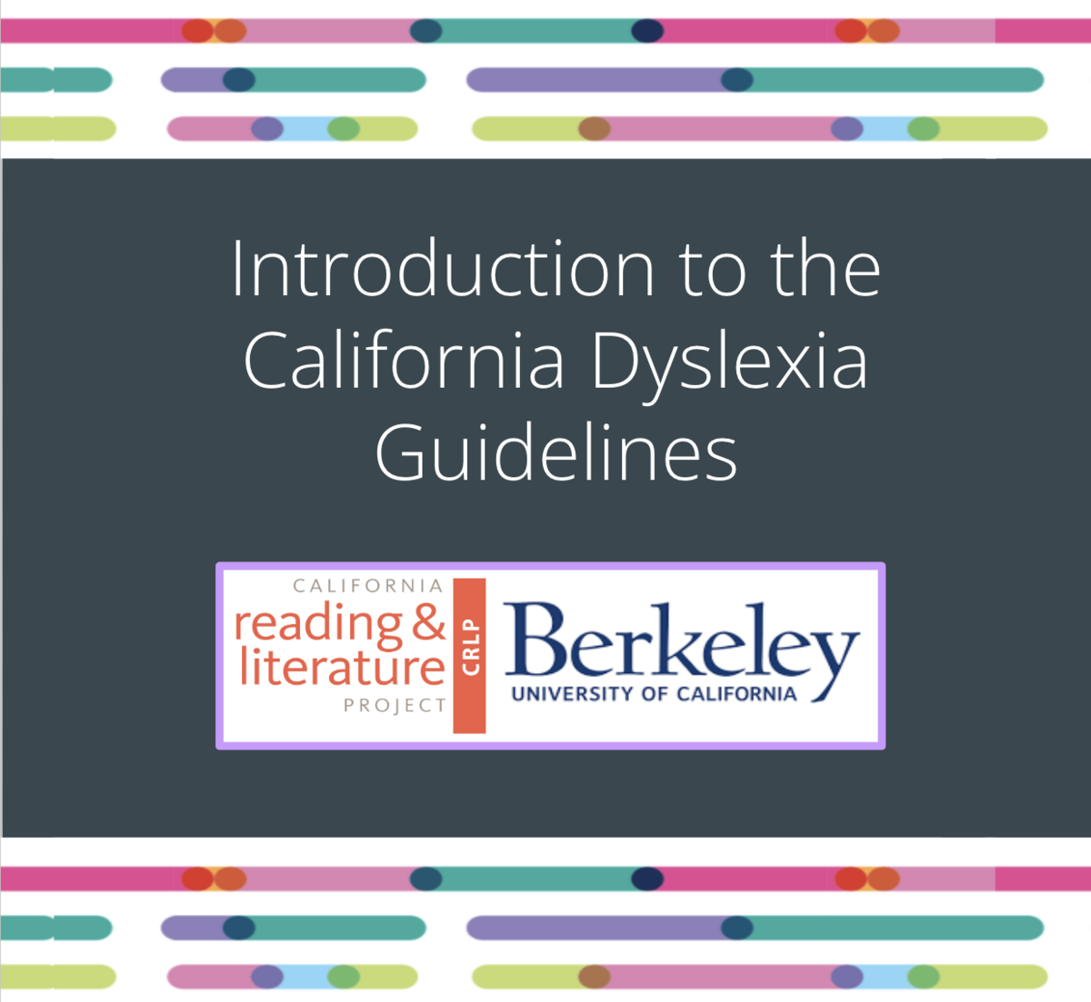 Dyslexia Guidelines